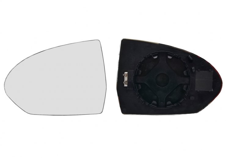 Acceder a la pieza Cristal + soporte retrovisor izquierdo, convexo, térmico (2 pines)