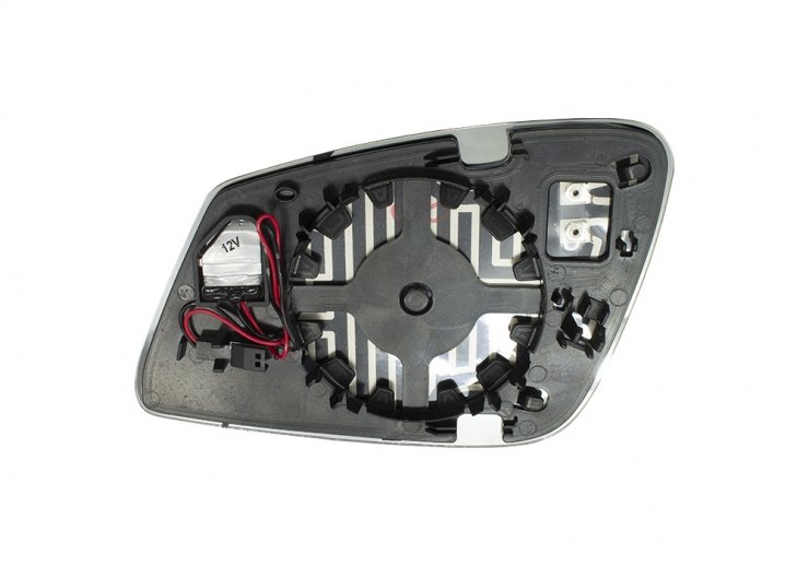 Acceder a la pieza Cristal + soporte retrovisor derecho, convexo, térmico, side