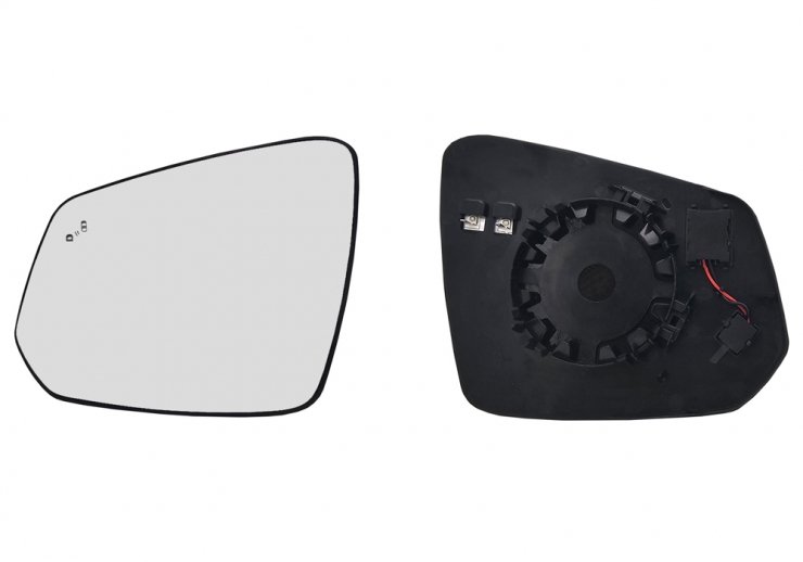 Acceder a la pieza Cristal + soporte retrovisor izquierdo, convexo, térmico, side (2 pines)