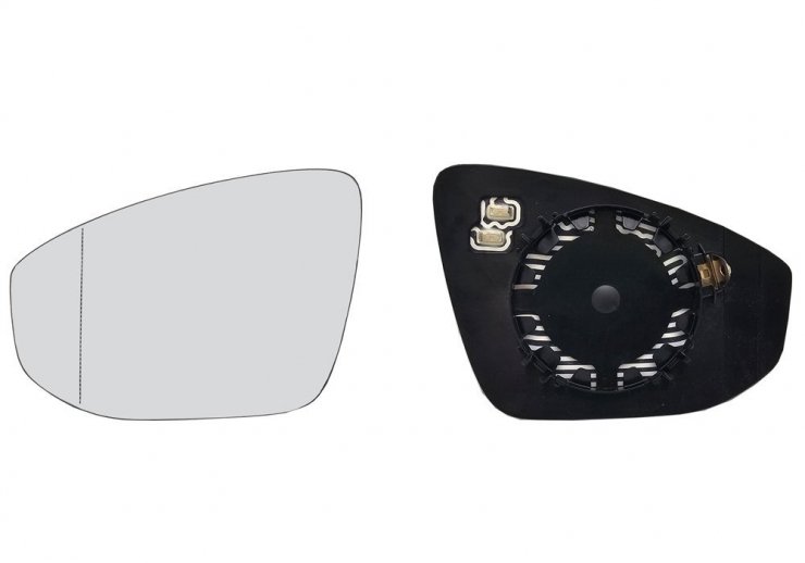 Acceder a la pieza Cristal + soporte retrovisor izquierdo, asférico, térmico (2 pines)