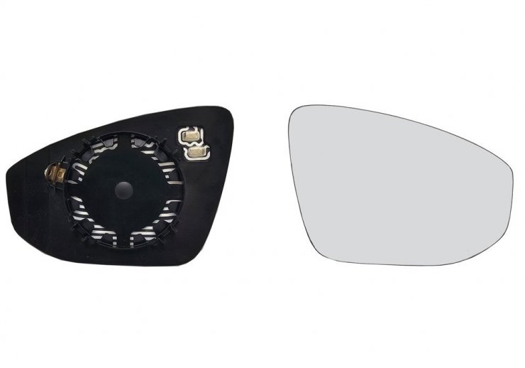 Acceder a la pieza Cristal + soporte retrovisor derecho, convexo, térmico (2 pines)