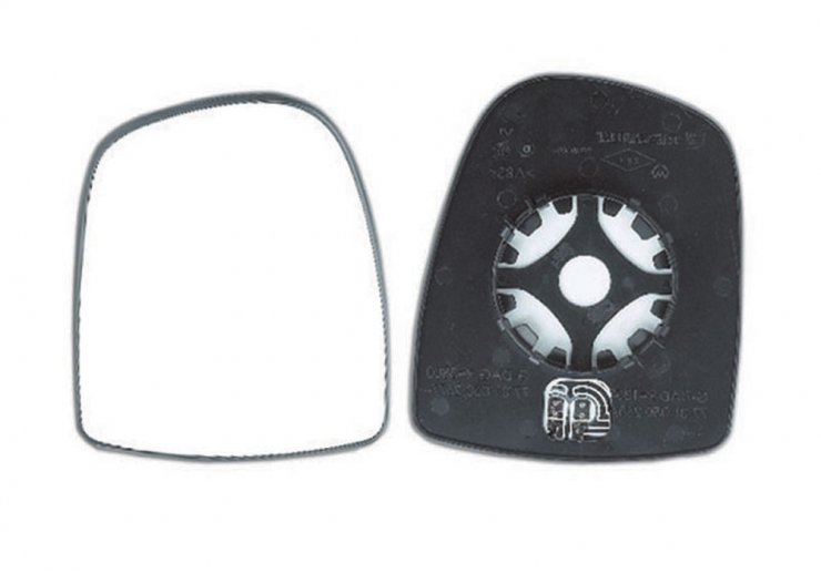 Cristal + soporte retrovisor derecho térmico [grande]