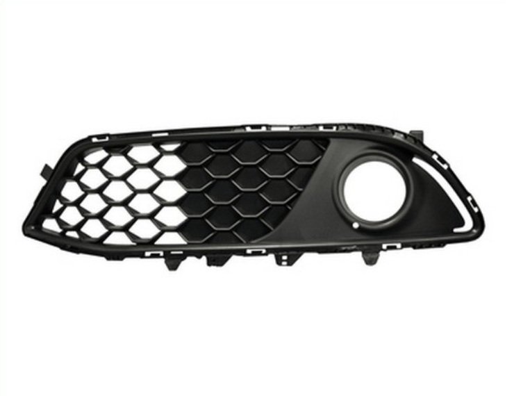 Acceder a la pieza Rejilla izquierda parachoques, negra, agujero antiniebla