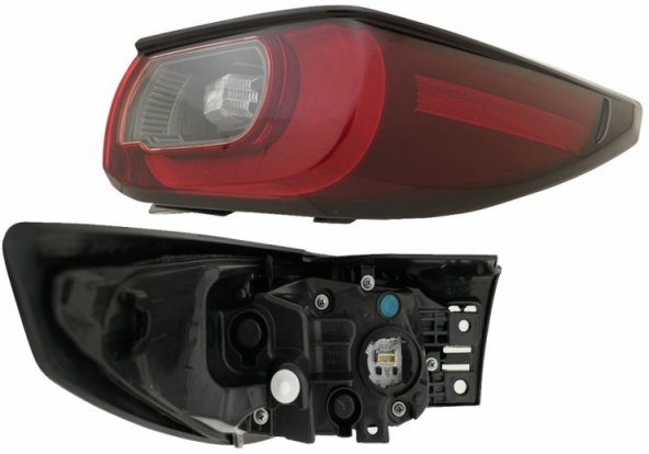 Acceder a la pieza Piloto trasero derecho, LED