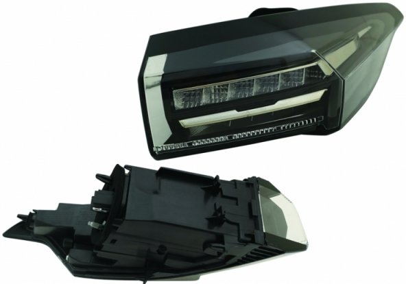 Acceder a la pieza Piloto trasero derecho, LED