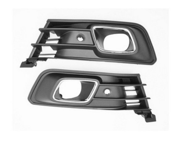 Acceder a la pieza Kit rejilla parachoques negro, agujero antiniebla, sensores