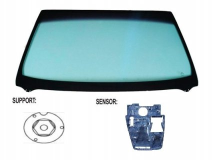 Acceder a la pieza Parabrisas verde acústico