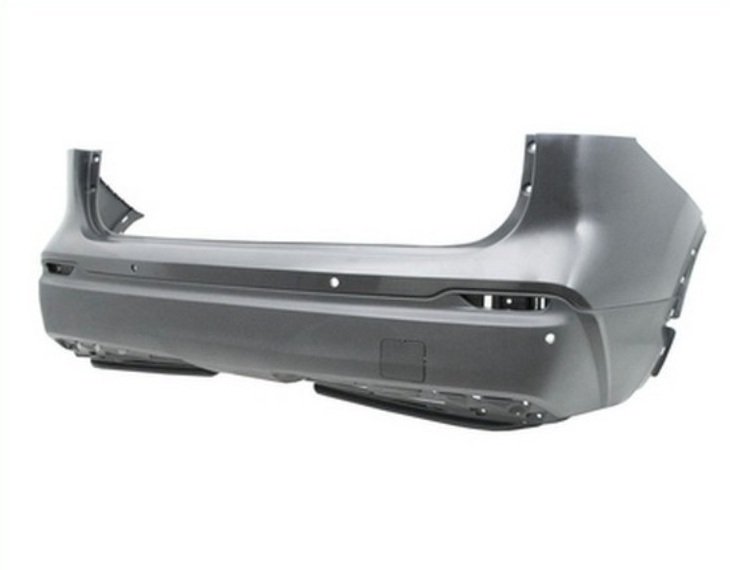 Parachoques trasero negro, agujeros sensores, tapa gancho (Mod. Tekna) NISSAN-QASHQAI pour NISSAN QASHQAI  pour NISSAN QASHQAI