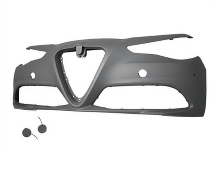 Acceder a la pieza Parachoques delantero, imprimado, agujeros sensores