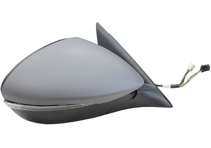 Acceder a la pieza Retrovisor eléctrico derecho, convexo, térmico, imprimado, con intermitente, sonda, LED (8 pines)