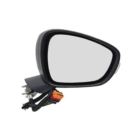 Retrovisor eléctrico derecho, convexo, térmico, imprimado, abatible, con intermitente, sonda (10 pines) ACCESSOIRES CAMION-GUARDABARROS, SOPORTES, CALZOS pour PEUGEOT 508   pour PEUGEOT 508