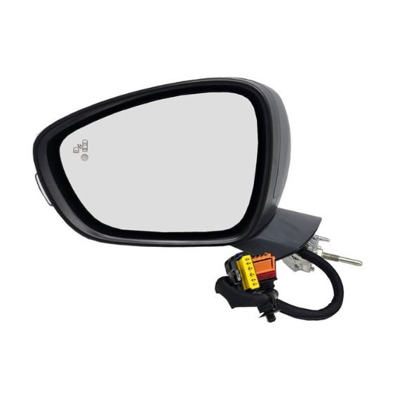 Retrovisor eléctrico izquierdo, convexo, térmico, imprimado, abatible, con intermitente, cortesía, side (12 pines) ACCESSOIRES CAMION-GUARDABARROS, SOPORTES, CALZOS pour PEUGEOT 508   pour PEUGEOT 508