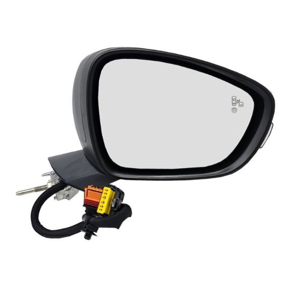 Retrovisor eléctrico derecho, convexo, térmico, imprimado, abatible, con intermitente, sonda, cortesía, side (14 pines) ACCESSOIRES CAMION-GUARDABARROS, SOPORTES, CALZOS pour PEUGEOT 508   pour PEUGEOT 508