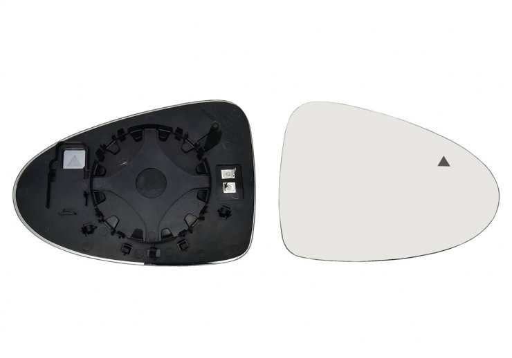 Acceder a la pieza Cristal + soporte retrovisor derecho, convexo, térmico, side
