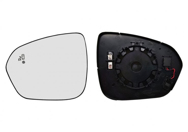 Acceder a la pieza Cristal + soporte retrovisor izquierdo, convexo, térmico, side