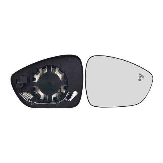 Acceder a la pieza Cristal + soporte retrovisor derecho, convexo, térmico, side