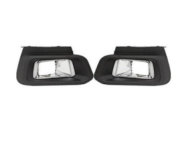 Acceder a la pieza Kit rejilla parachoques, negro, agujero antiniebla, para LED