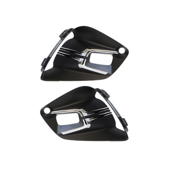 Acceder a la pieza Kit rejilla parachoques, negro, agujero antiniebla