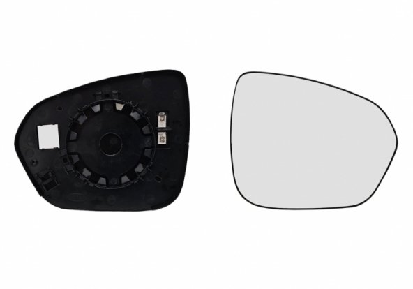 Acceder a la pieza Cristal + soporte retrovisor derecho, convexo, térmico