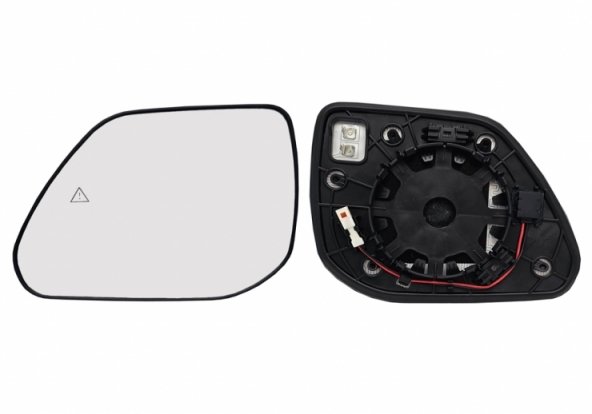 Acceder a la pieza Cristal + soporte retrovisor izquierdo, convexo, térmico, side