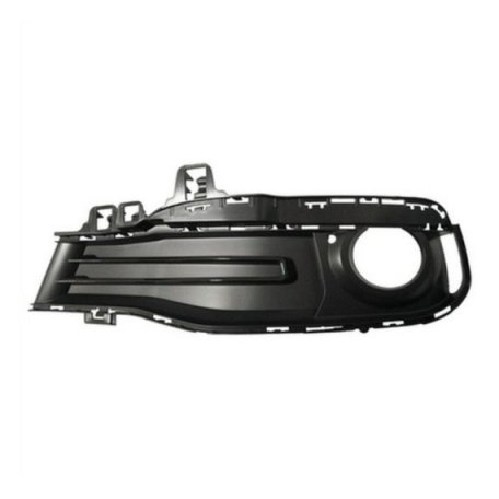 Acceder a la pieza Rejilla izquierda parachoques, negra, cerrada, agujero antinieblas (Luxury Line)