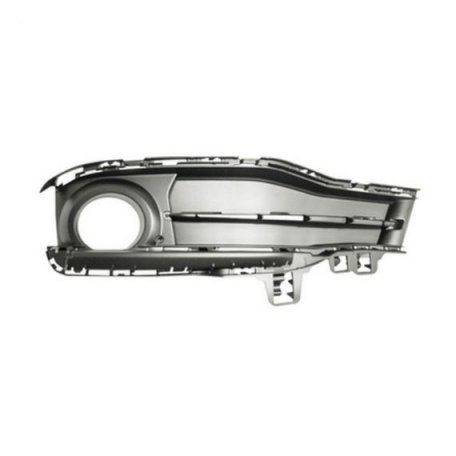 Acceder a la pieza Rejilla izquierda parachoques, negra, cerrada, agujeros antiniebla (Sportline)