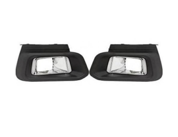 Acceder a la pieza Kit rejilla parachoques, negro, agujero antiniebla, para LED