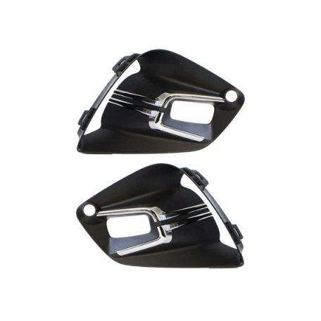 Acceder a la pieza Kit rejilla parachoques, negro, agujero antiniebla