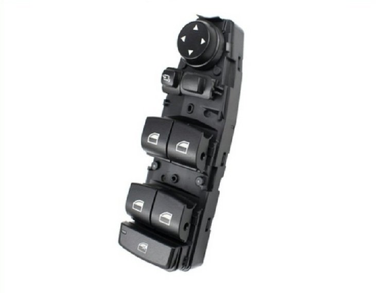 Panel de 4 interruptores elevalunas delantero izquierdo, negro, función espejo abatible (8 pines) BMW-X2 pour BMW SERIE 2  pour BMW SERIE 2