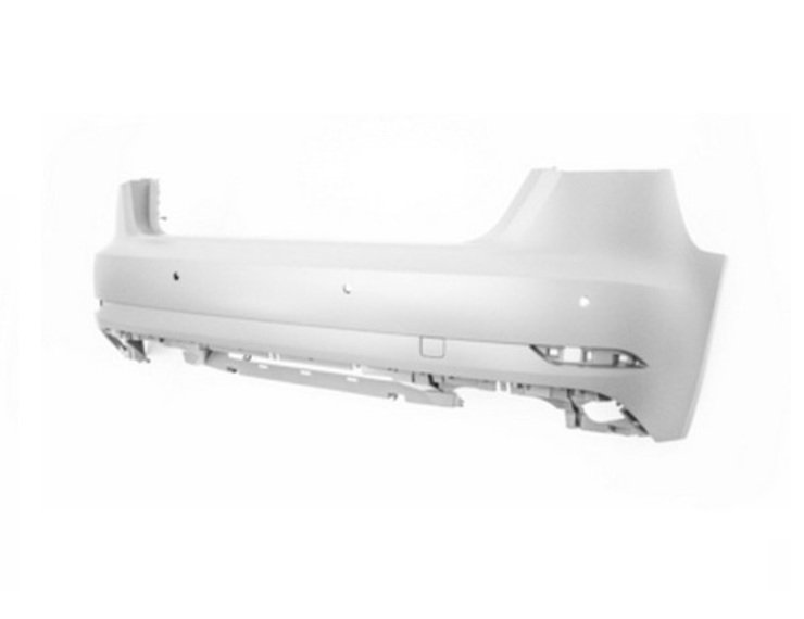Parachoques trasero imprimado, con tapa gancho, agujeros sensores (5 puertas) AUDI-A3  pour AUDI A3   pour AUDI A3