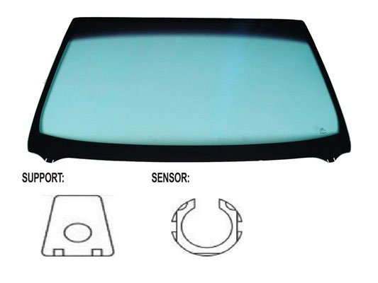 Acceder a la pieza Parabrisas verde, control solar, sensor lluvia/luz