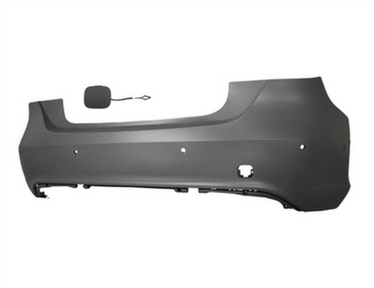 Acceder a la pieza Parachoques trasero imprimado, 6 agujeros sensores