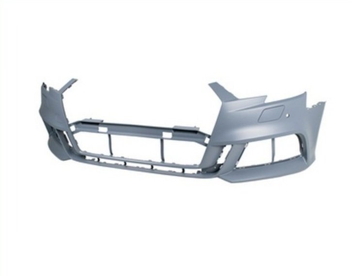 Acceder a la pieza Parachoques delantero imprimado, con tapa gancho, agujeros sensores, agujero y tapa lava faros (S-Line)