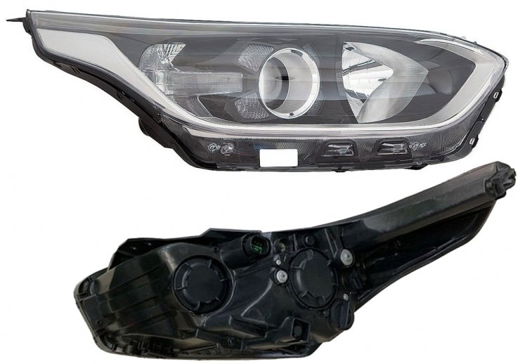 Acceder a la pieza Faro eléctrico derecho, LED, H7+H7 (Motor)