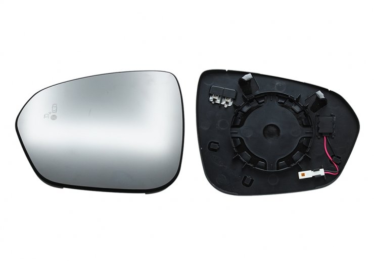 Acceder a la pieza Cristal + soporte retrovisor izquierdo convexo, térmico y side