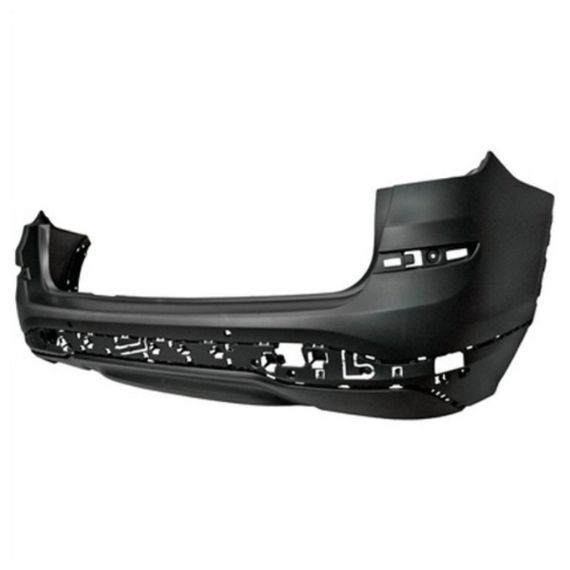 Parachoques trasero imprimado, agujeros moldura, escape doble izquierdo (X-Line) BMW-X3 pour BMW X3  pour BMW X3