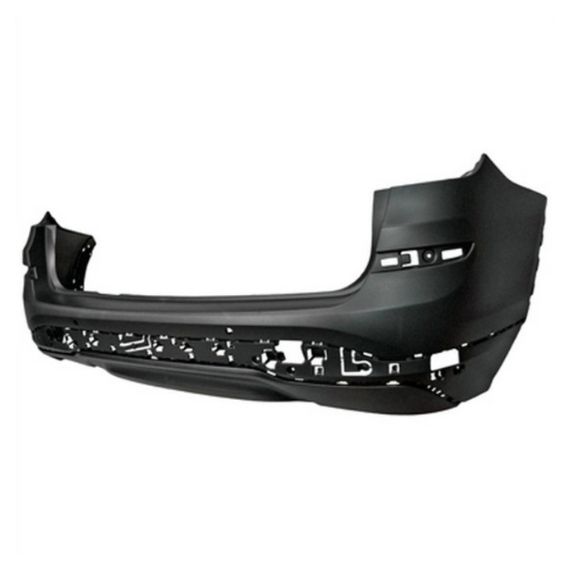 Acceder a la pieza Parachoques trasero imprimado, agujeros sensores, escape doble izquierdo (LCI)