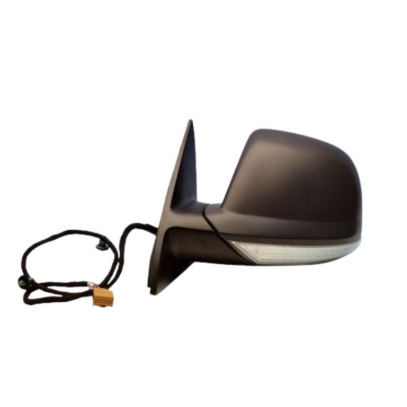 Retrovisor eléctrico derecho, imprimado, convexo, térmico, con intermitente, abatible ACCESSOIRES CAMION-GUARDABARROS, SOPORTES, CALZOS pour VOLKSWAGEN TOUAREG   pour VOLKSWAGEN TOUAREG