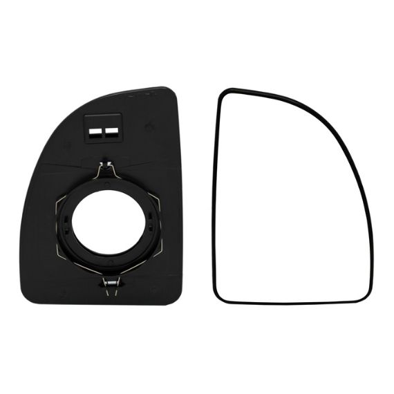 Cristal + soporte retrovisor derecho, convexo (Grande) (Desde 1999)