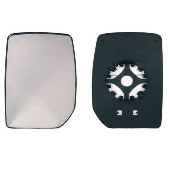 Cristal + soporte retrovisor izquierdo, convexo (Grande)