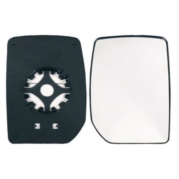 Cristal + soporte retrovisor derecho, convexo (Grande)