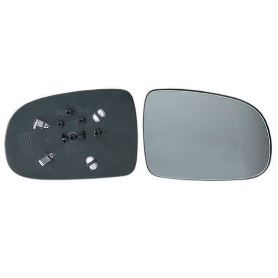 Cristal + soporte retrovisor derecho, convexo
