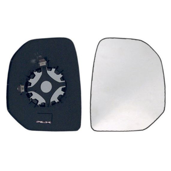 Cristal + soporte retrovisor derecho, térmico, convexo