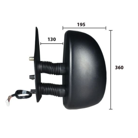 Acceder a la pieza Retrovisor izquierdo eléctrico, convexo, térmico (Largo) (Desde 1999)