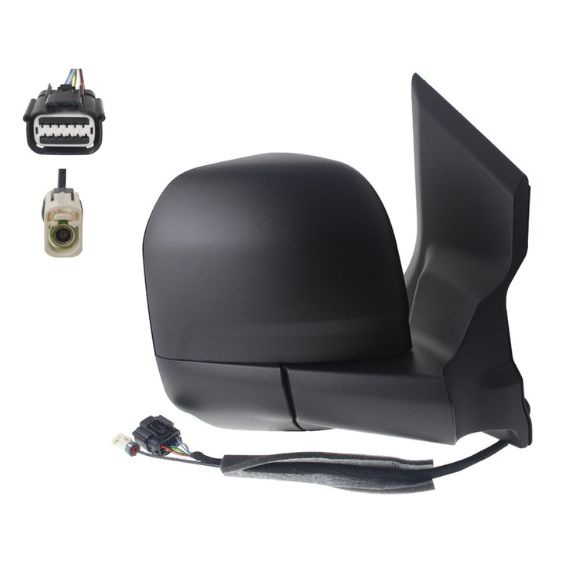 Acceder a la pieza Retrovisor eléctrico derecho, convexo, térmico, con antena, con intermitente, sonda (8 pines)