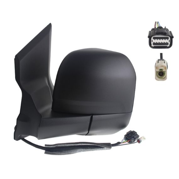 Acceder a la pieza Retrovisor eléctrico izquierdo, negro, convexo, térmico, con intermitente (7 pines)