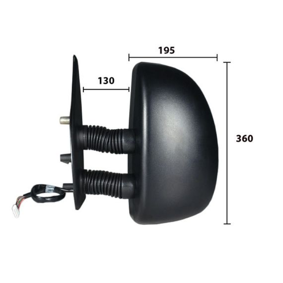 Acceder a la pieza Retrovisor izquierdo eléctrico, convexo, térmico (Largo) (Desde 1999)