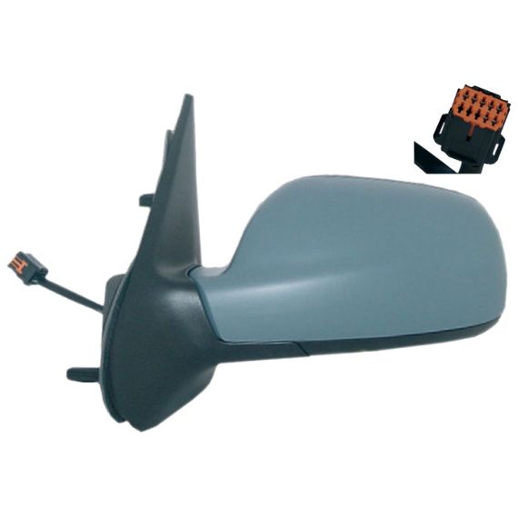 Acceder a la pieza Retrovisor izquierdo eléctrico, térmico, asférico, cristal azul, imprimado (Desde 2003)