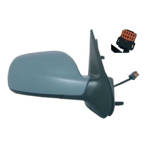 Retrovisor derecho eléctrico, térmico, convexo, cristal azul, imprimado, sonda (Desde 2003) CITROEN-XSARA pour CITROEN XSARA  pour CITROEN XSARA