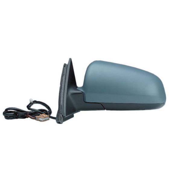 Retrovisor izquierdo eléctrico, asférico, térmico, imprimado (7 pines) AUDI-A4 (B6) pour AUDI A4  pour AUDI A4